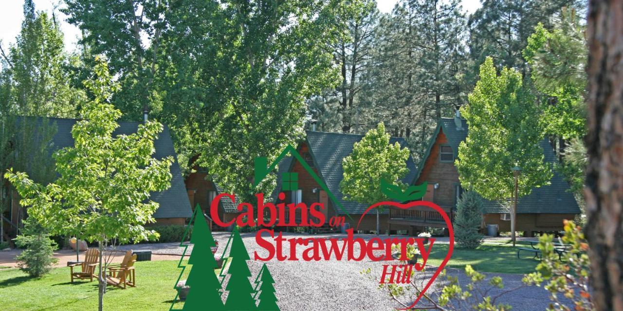 Hotel Cabins On Strawberry Hill Pine Exterior foto